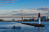 Stralsund, Brücke nach Rügen, Ostseeküste, Mecklenburg-Vorpommern Deutschland