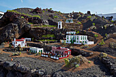 Open air nativity figurines in the town of Yaiza, Atlantic Ocean, Lanzarote, Canary Islands, Islas Canarias, Spain, Europe