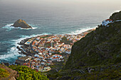 Blick auf Garachico, Teneriffa, Kanaren, Kanarische Inseln, Islas Canarias, Atlantik, Spanien, Europa