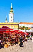 Dolac, market square, Zagreb, Croatia, Europe