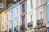Street scene on Portobello Road, London, England, United Kingdom, Europe