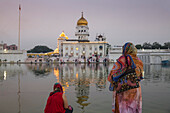 Gurdwara Bangla Sahib, a Sikh temple, New Delhi, Delhi, India, Asia