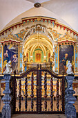 The chapel of bones in Sao Francisco (St. Francis Church) in Evora, Portugal, Europe