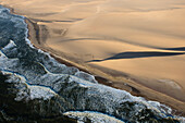 Coastal desert sand dunes, Swakopmund, Namibia