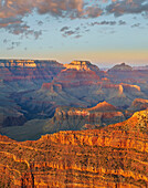 Canyon cliffs, Vishnu Temple, Wotans Throne, Grand Canyon National Park, Arizona