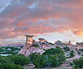 Sandstone pinnacles, New Mexico