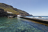seawater swimming pools, La Fajana, near Barlovento, north coast, Atlantic, UNESCO Biosphere Reserve, La Palma, Canary Islands, Spain, Europe