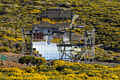 Telescopio Magic, Cherenkov-Teleskop, Observatorio del Roque de los Muchachos, Astrophysisches Observatorium, Teleskop, UNESCO Biosphärenreservat, La Palma, Kanarische Inseln, Spanien, Europa