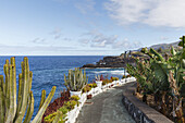 Uferpromenade, Atlantik, San Andres, Dorf, San Andres y Sauces, UNESCO Biosphärenreservat, La Palma, Kanarische Inseln, Spanien, Europa