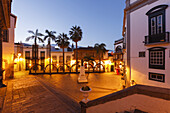 Plaza de Espana, Rathausplatz, Santa Cruz de La Palma, Hauptstadt der Insel, UNESCO Biosphärenreservat, La Palma, Kanarische Inseln, Spanien, Europa
