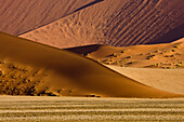 Sand dunes, Sossusvlei, Namib-Naukluft National Park, Namibia