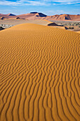 Sand dunes, Sossusvlei, Namib-Naukluft National Park, Namibia