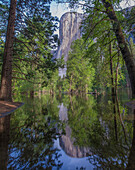 El Capitan from Merced River, Yosemite National Park, California