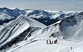 Skigebiet Serfaus Fiss, Winter in Tirol, Österreich