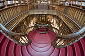 famous Lello Bookshop, interieur, stairs,  Porto Portugal