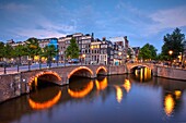 Keizersgracht Canal in Amsterdam, Netherlands.