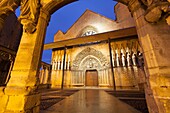 Church in Olite, Navarre, Spain.