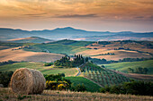 Val d'Orcia landscape, San Quirico, Tuscany, Italy