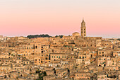 Dawn's early light on Matera, Matera province, Basilicata, Italy