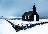 Budir Church, Snaefellsness peninsula, Iceland