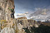 Fassa Valley, Dolomites,Trentino, Trentino Alto-Adige,Italy,Europe,Sella Pass,Alps,alpine guide