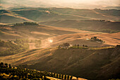 Balze di Volterra at sunset, Tuscany, Italy