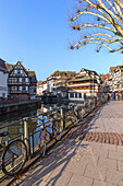 Canal of Petit France, Strasbourg district, Alsatian, Grand Est, Bas-Rhin, France