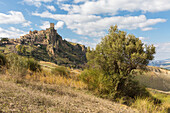 The ghost town of Craco, Matera province, Basilicata, Italy