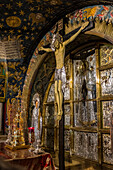 The Altar of the Crucifixion, Church of the Holy Sepulchre, Jerusalem, Israeli, Middle East