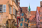 Colorful half timbered houses, Colmar, France