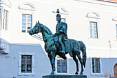 Statue of Andras Hadik, Buda Castle, Budapest, Hungary