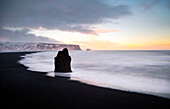 Reynisfjara beach from Dyrholaey viewpoint, Vik, Southern Iceland