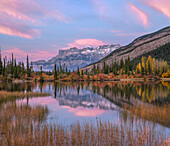 Syncline Ridge and Miette Range from Moberly Flats, Jasper National Park, Alberta, Canada