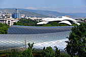 View over the Rike park, Tbilisi, Georgia
