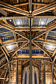 framework of the dome of the hieron museum, paray-le-monial (71), france