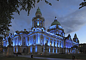UK, Northern Ireland, Belfast, City Hall
