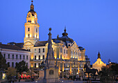 Hungary, Pecs, Szechenyi ter, City Hall