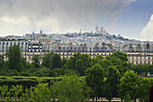 Europe France Paris Montmartre view from the terrace of the Musee d'Orsay