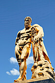 Seine et Marne. Castle of Vaux le Vicomte. Sculpture The accomplished feat representing Hercules.