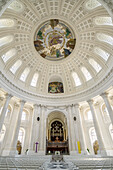 Interior with cupola of cathedral of St. Blasien, St. Blasien, Albsteig, Black Forest, Baden-Wuerttemberg, Germany