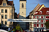 am Domplatz, Erfurt, Thüringen, Deutschland
