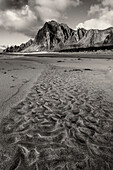 the beach of Bleik, Andoya, Vesteralen Islands, Norway