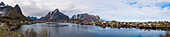 Panorama von Reine, Lofoten, Norwegen