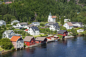 View of Ana-Sira, Rogaland, Vestlandet, Southern Norway, Norway, Scandinavia, Northern Europe, Europe
