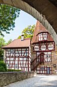 Gate Rödelseertor, Iphofen, Franconia, Bavaria, Germany