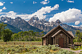 Chapel of the Transfiguration Episcopal, Grand Teton Nationalpatk, Wyoming, USA