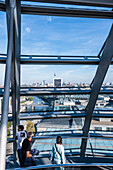 Besucher, Glaskuppel, Reichstag, Bundestag, Berlin, Deutschland