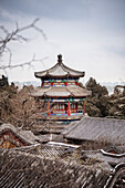 Neuer Sommerpalast in Peking im Winter, China, Asien, UNESCO Welterbe