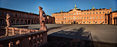 inner court of Rastatt castle, Rastatt, Baden-Wuerttemberg, Germany