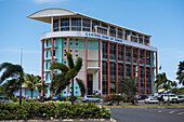 Das Hochhaus Zentralbank von Samoa steht in der Hauptstadt, Apia, Upolu, Samoa, Südpazifik